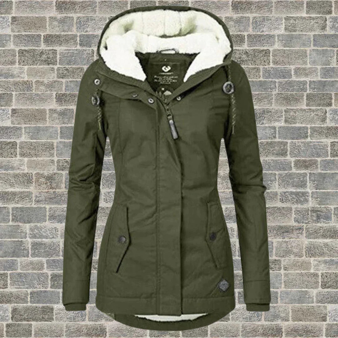 Wendy Women's Hooded Coat | Elegant Warmth for Autumn & Winter 3