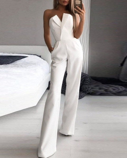 Wendy Women's Jumpsuit | Elegant Polyester Design 1