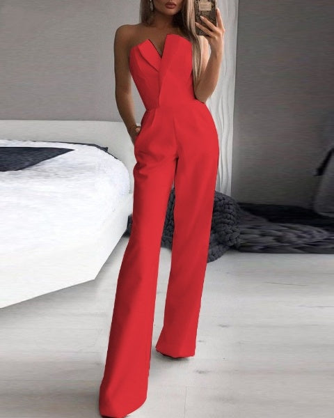 Wendy Women's Jumpsuit | Elegant Polyester Design 2