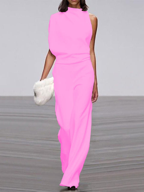 Wendy Women's Jumpsuit | Polyester Blend, Wide Leg 2