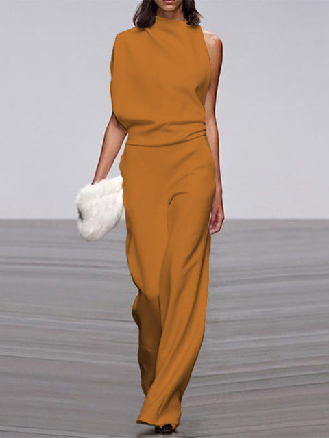 Wendy Women's Jumpsuit | Polyester Blend, Wide Leg 8