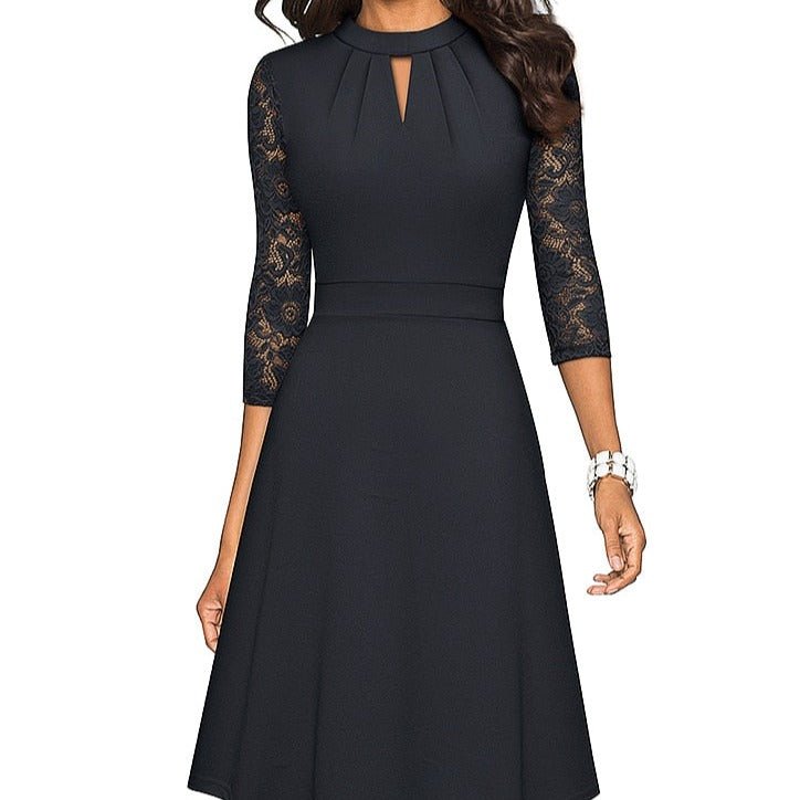 Wendy Women's Lace Dress | Elegant Hollow Out Design 1