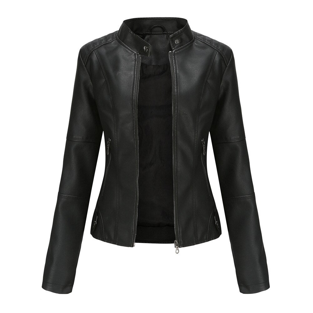 Wendy Women's Leather Jacket | PU Leather, Elegant Style 0