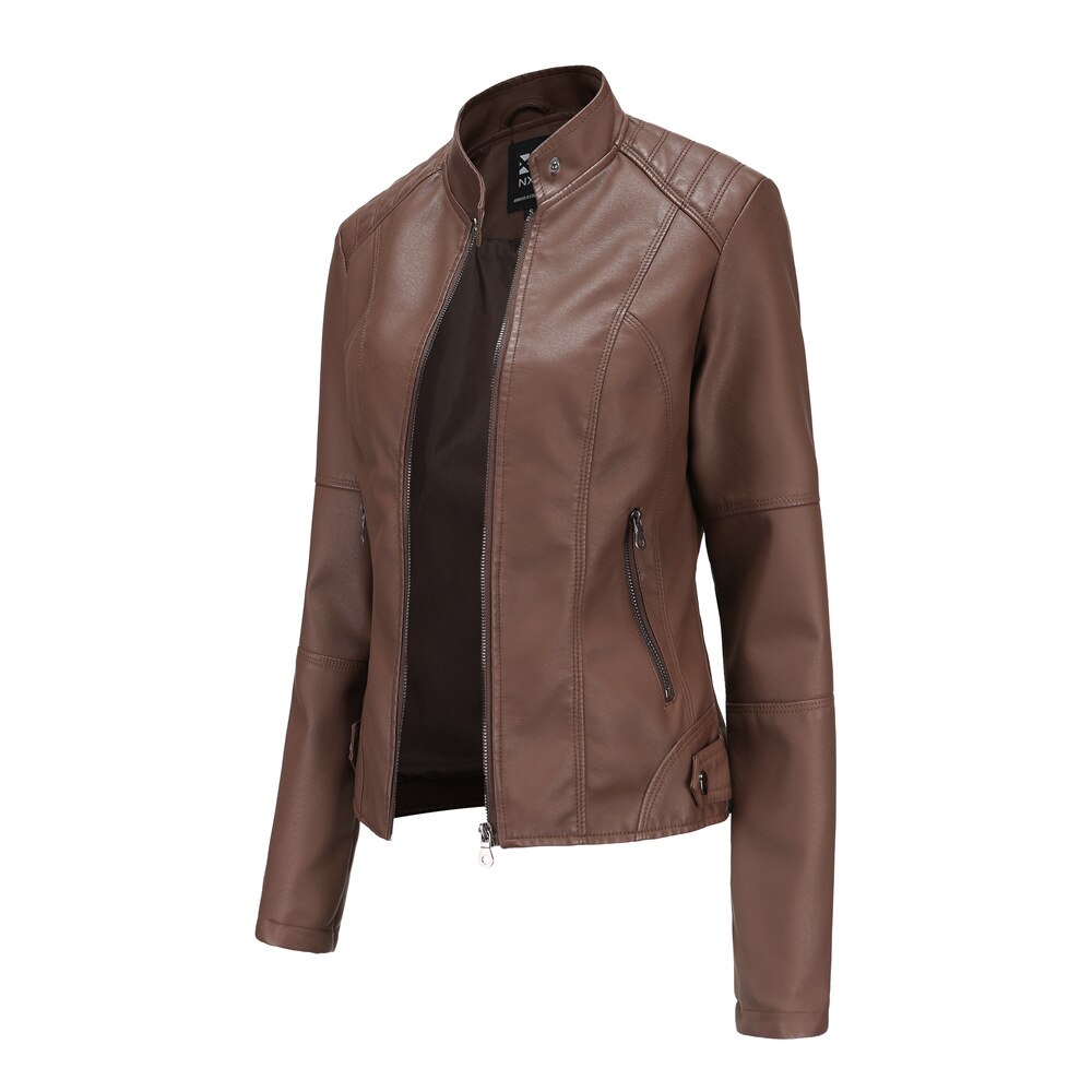 Wendy Women's Leather Jacket | PU Leather, Elegant Style 3