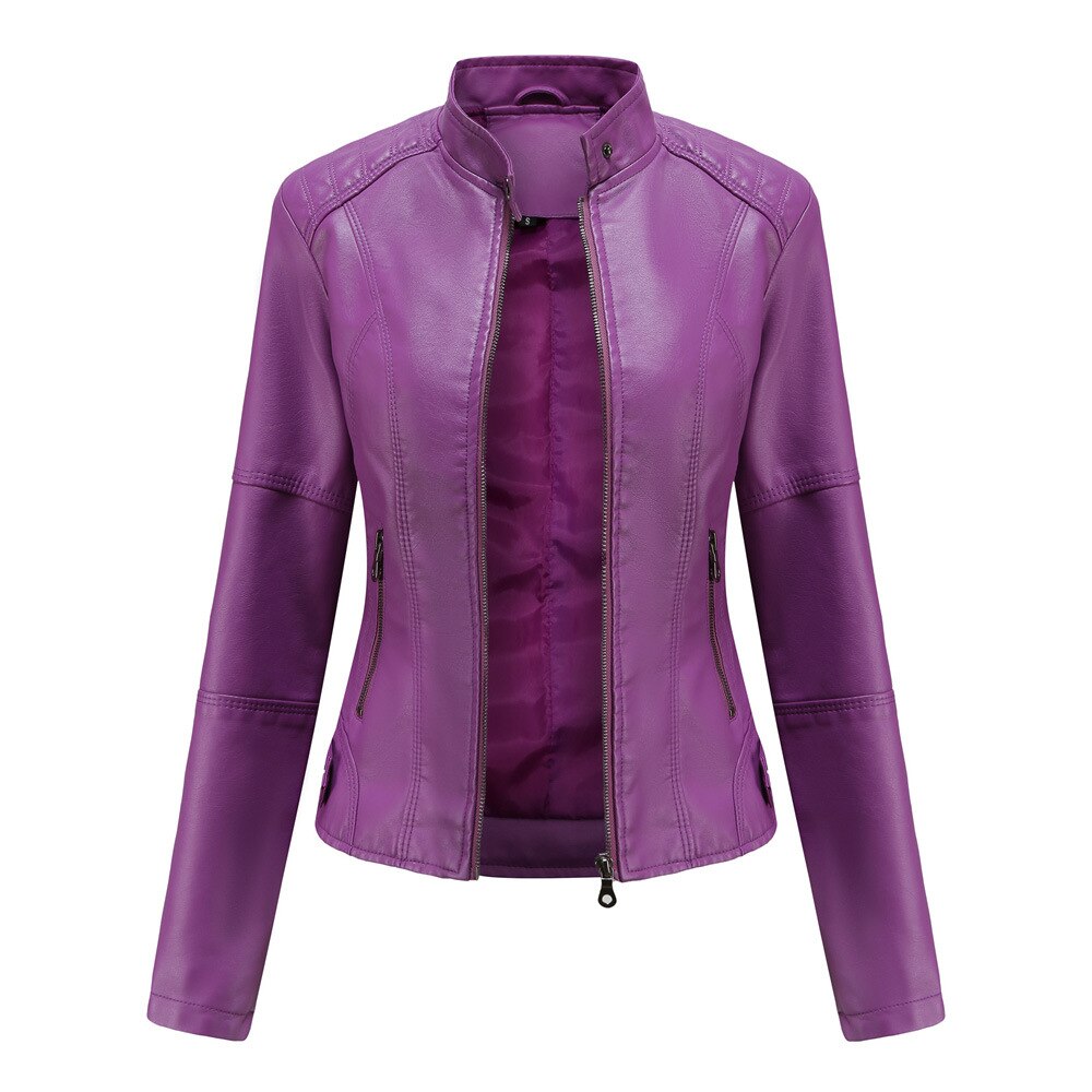 Wendy Women's Leather Jacket | PU Leather, Elegant Style 5