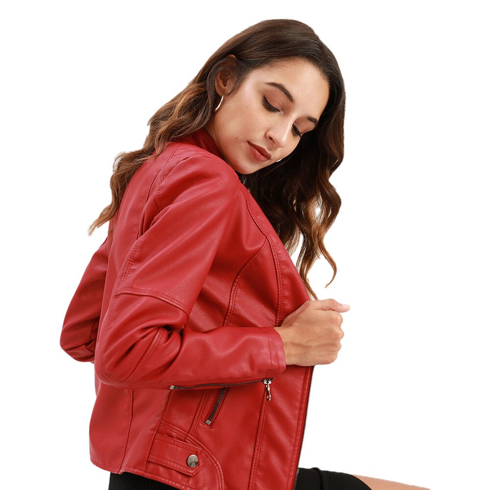 Wendy Women's Leather Jacket | PU Leather, Elegant Style 6