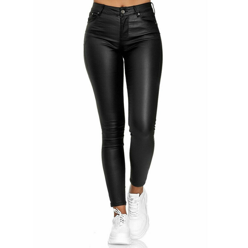 Wendy Women's Leather Jeggings | Comfortable PU, Casual 3