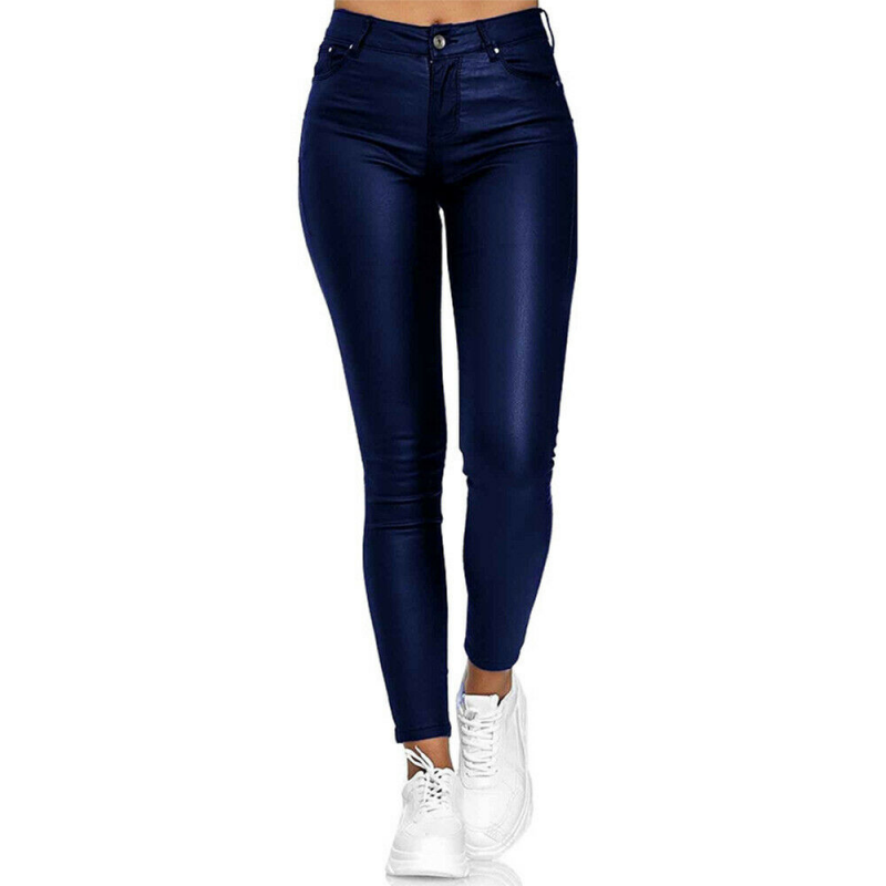 Wendy Women's Leather Jeggings | Comfortable PU, Casual 4