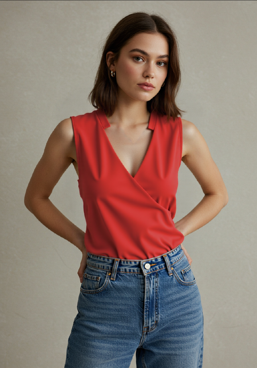 Wendy Women's Sleeveless Top | Comfortable Polyester Blend 4