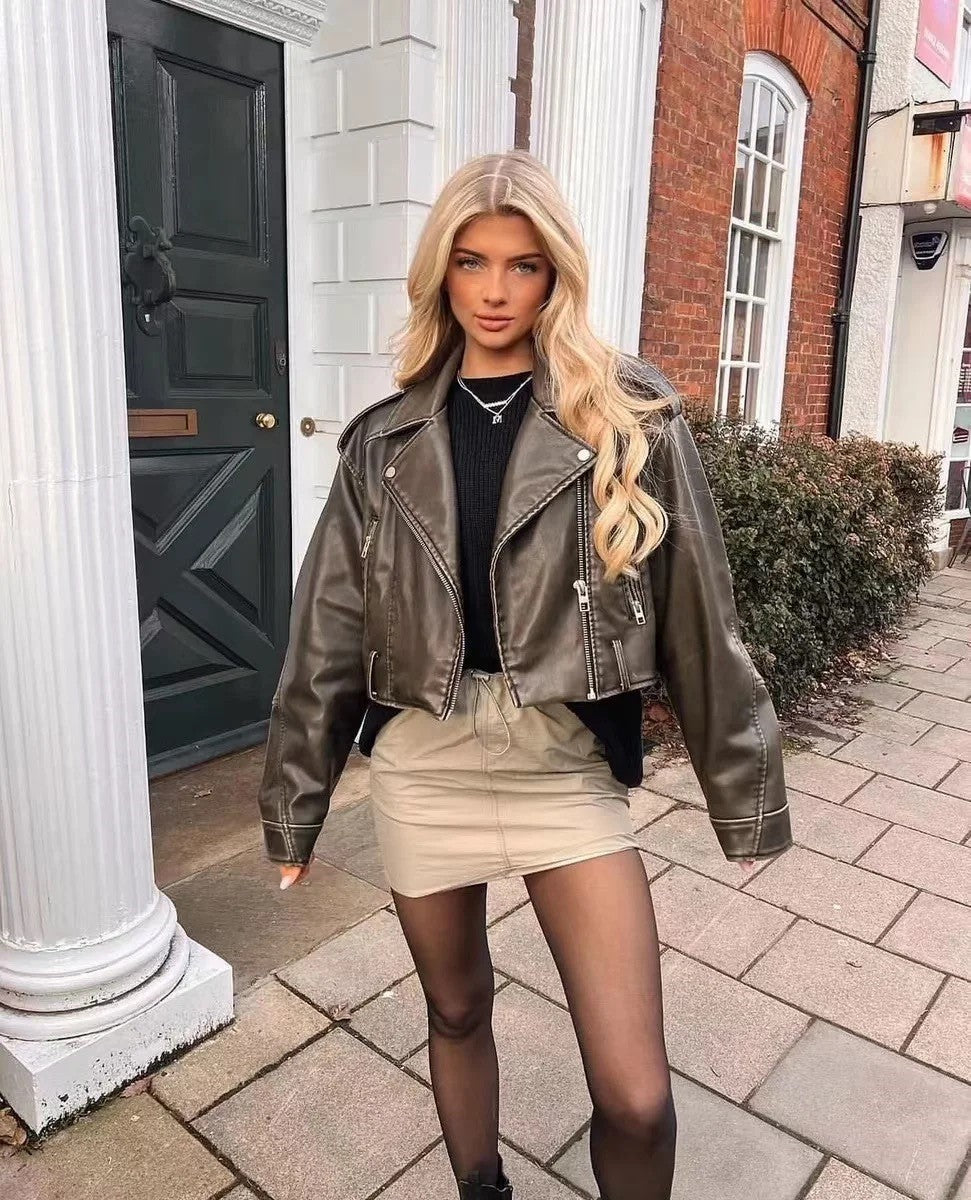 Wendy Black Leather Women's Jacket | High-Quality Leather, Timeless Design