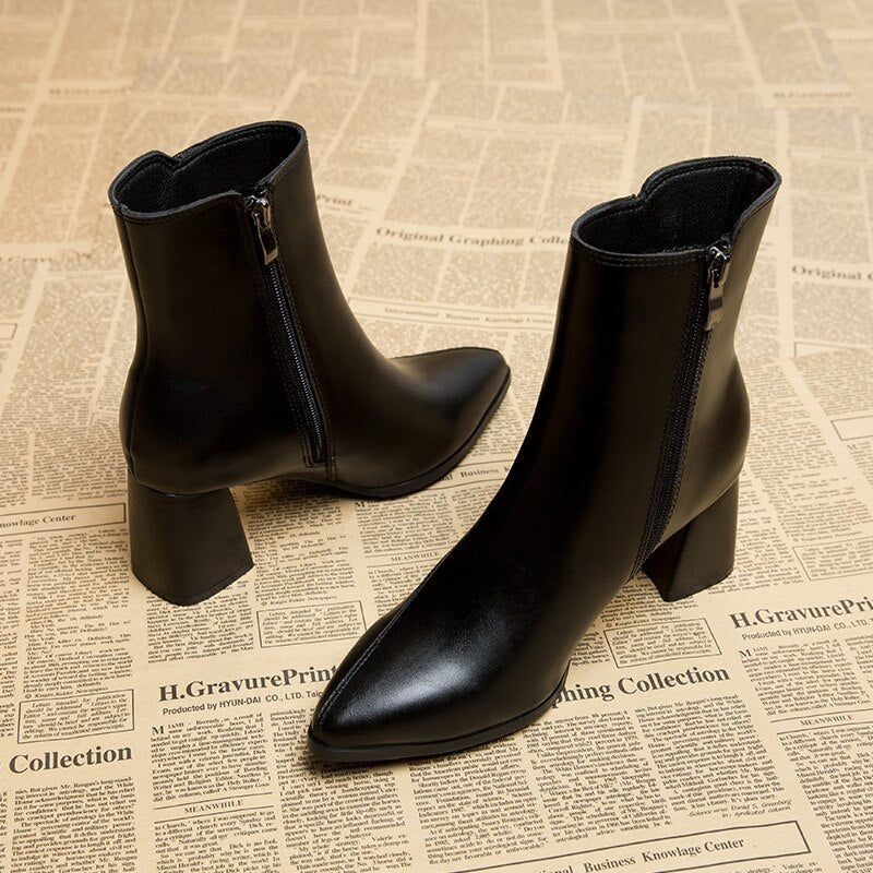 Wendy Black Women's Boots | Slim Silhouette, Timeless Elegance