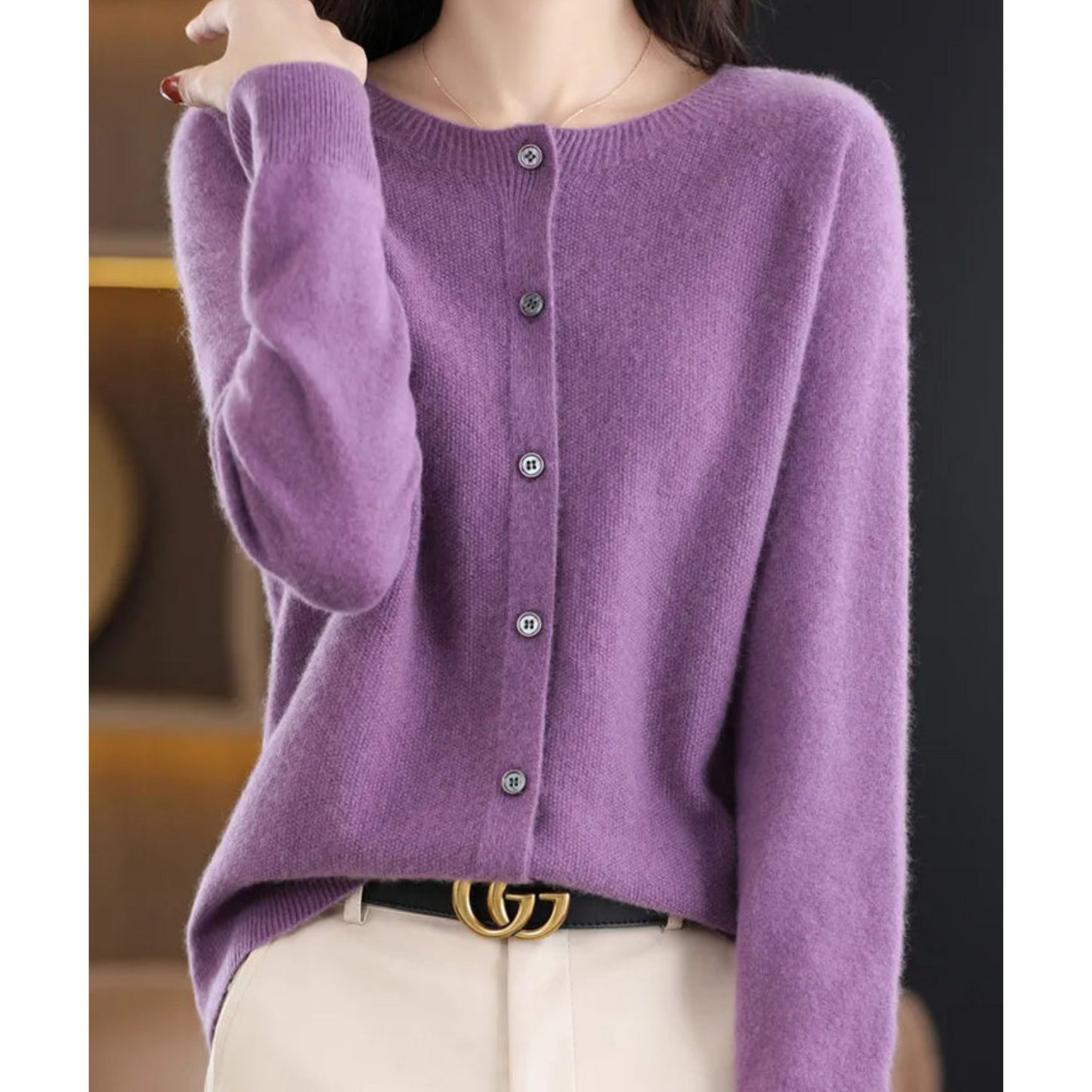 Willa Women's Cardigan Sweater | Cozy Knit, Elegant Design 8