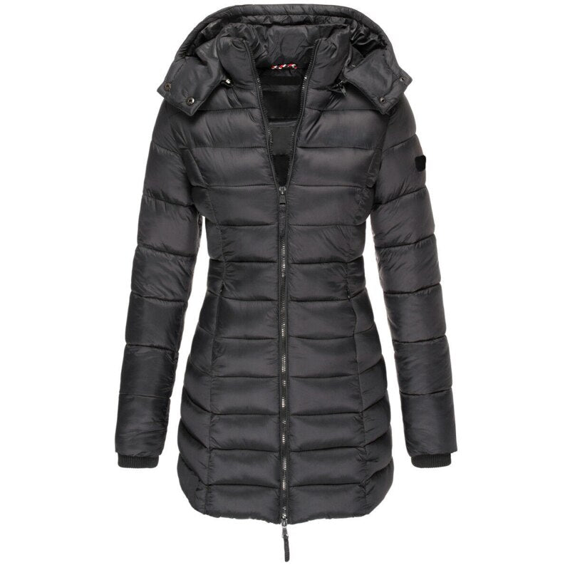 Willa Women's Down Jacket | High-Quality Polyester, Hooded 4