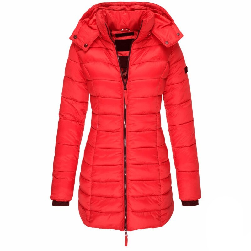 Willa Women's Down Jacket | High-Quality Polyester, Hooded 5