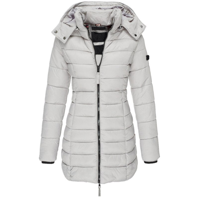 Willa Women's Down Jacket | High-Quality Polyester, Hooded 6
