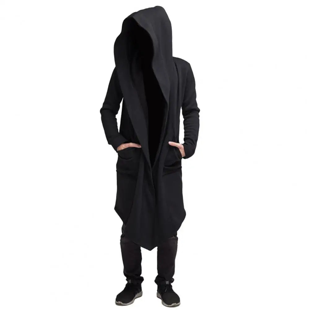 Willem Men's Vest | Gothic Style with Hood, Cotton Blend