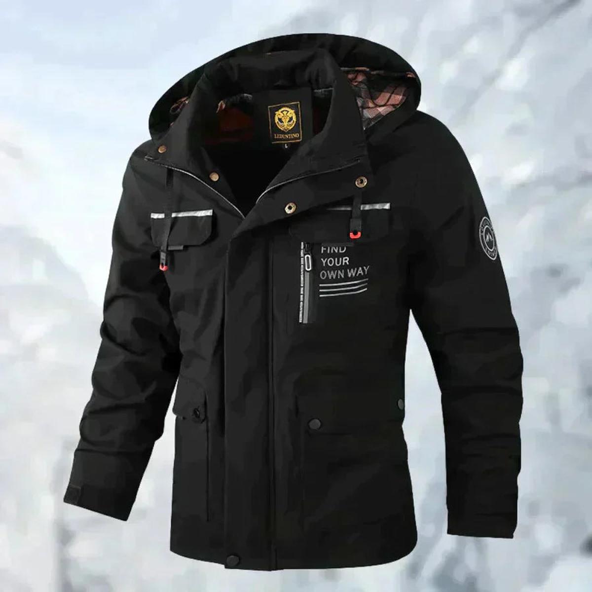 Willem Men's Winter Jacket | Waterproof, Windproof, Removable Hood