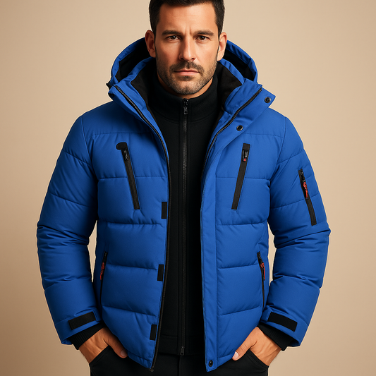 Willem Men's Winter Jacket | Waterproof with Warm Lining, Modern Fit