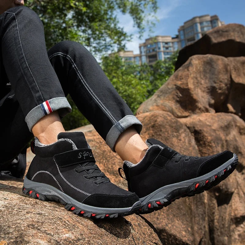 Winston Men's Ankle Boots | Waterproof Suede, Non-Slip Grip