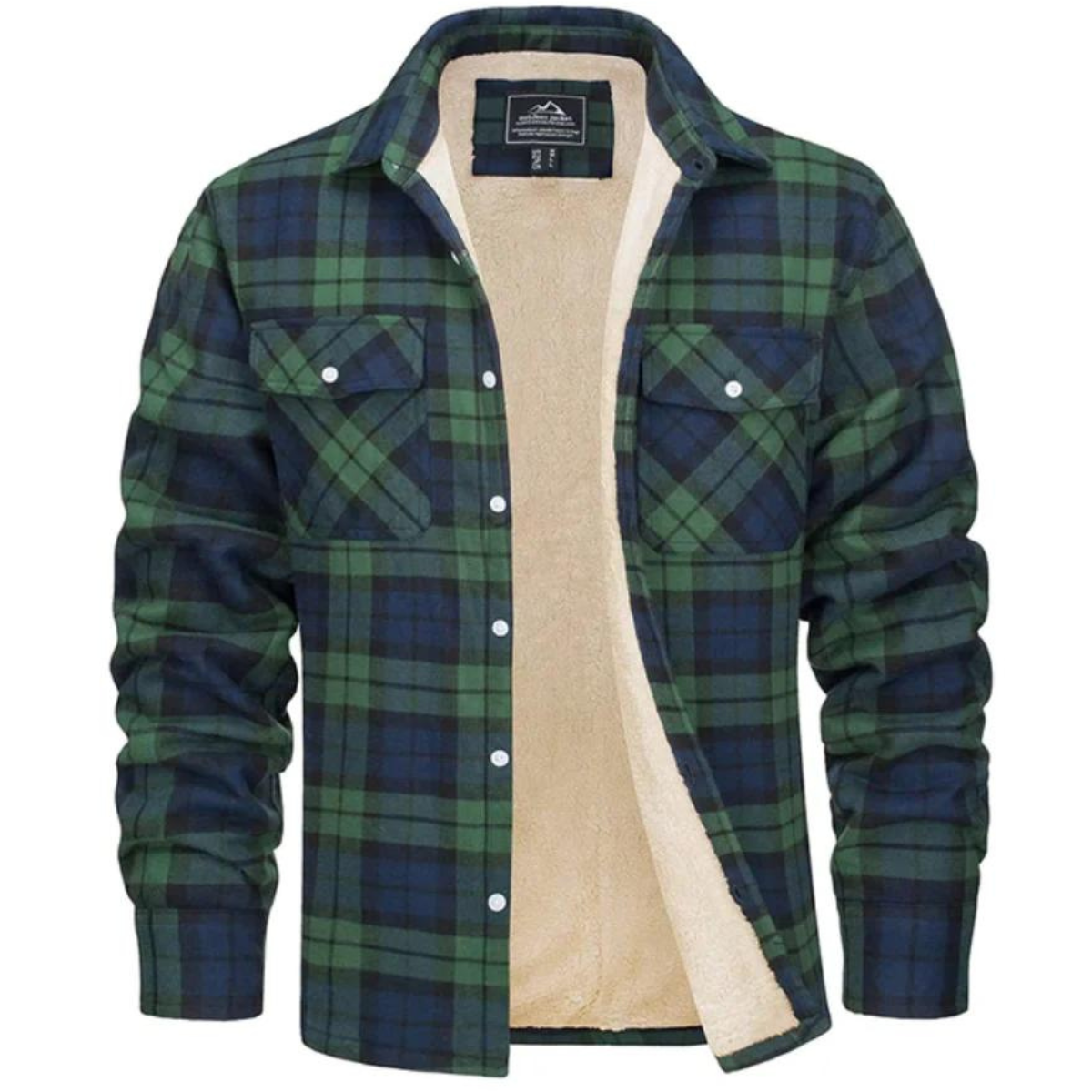 Winston Men's Checked Jacket | Fleece-Lined Warmth 4