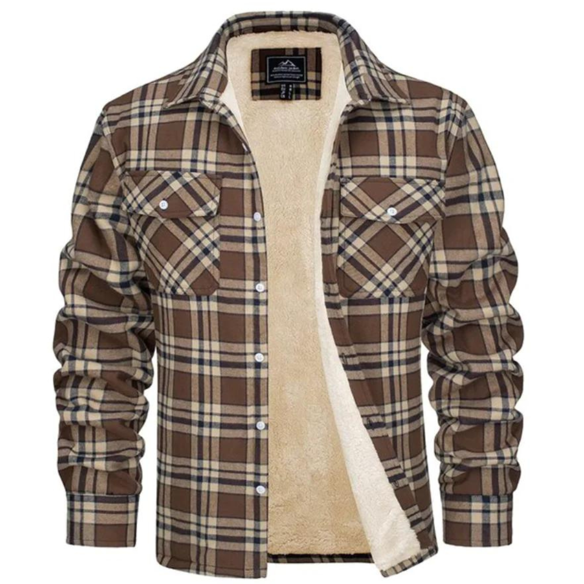 Winston Men's Checked Jacket | Fleece-Lined Warmth 7