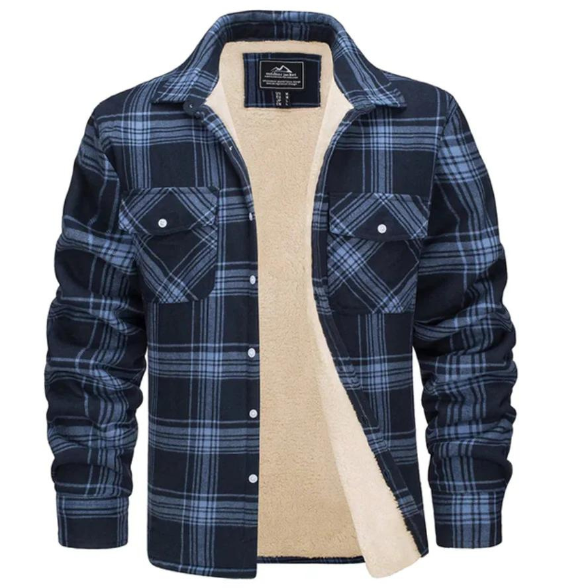 Winston Men's Checked Jacket | Fleece-Lined Warmth 8