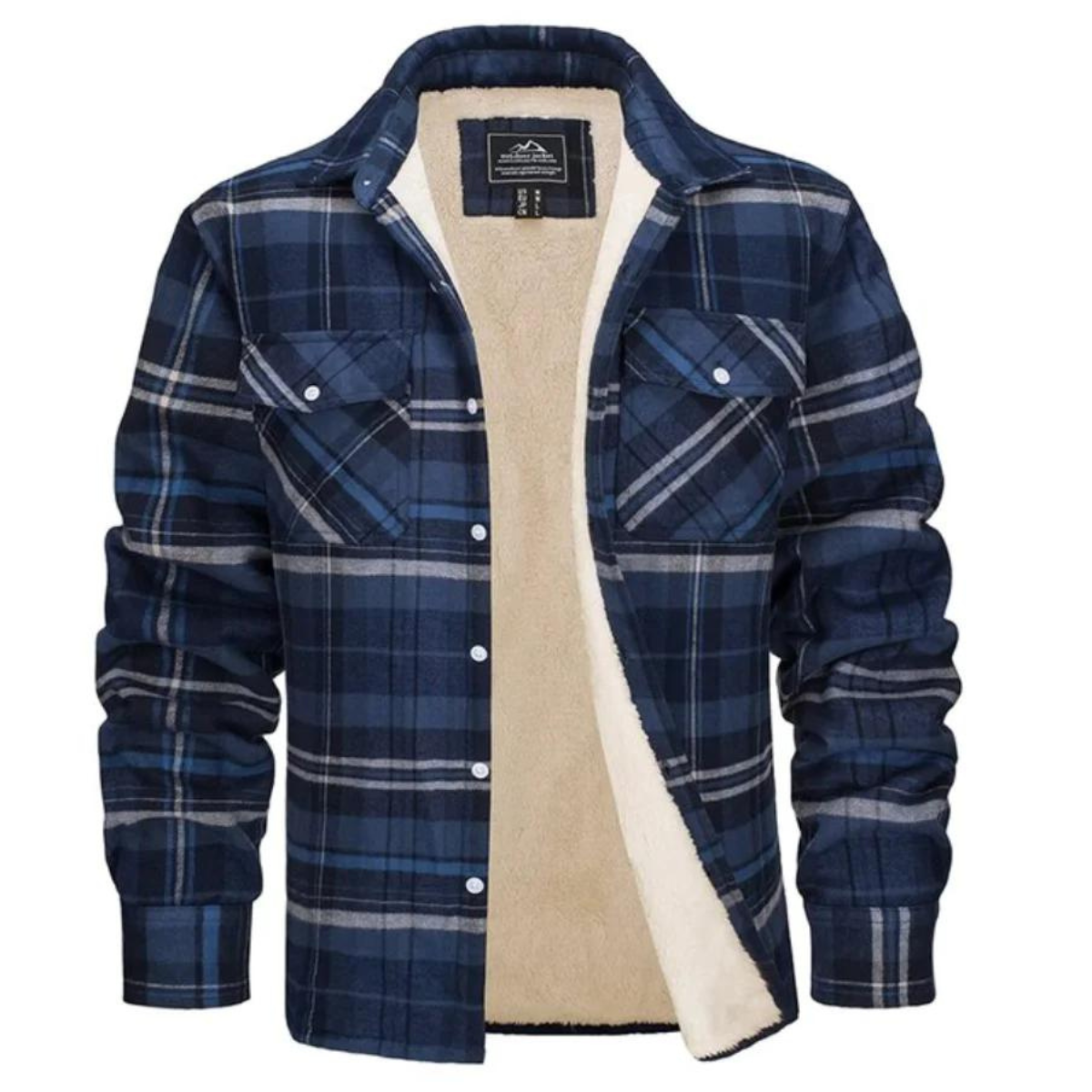 Winston Men's Checked Jacket | Fleece-Lined Warmth 9