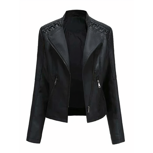 Wolff Women's Jacket | Leather Women's Jacket with PU Leather, Elegant and Comfortable