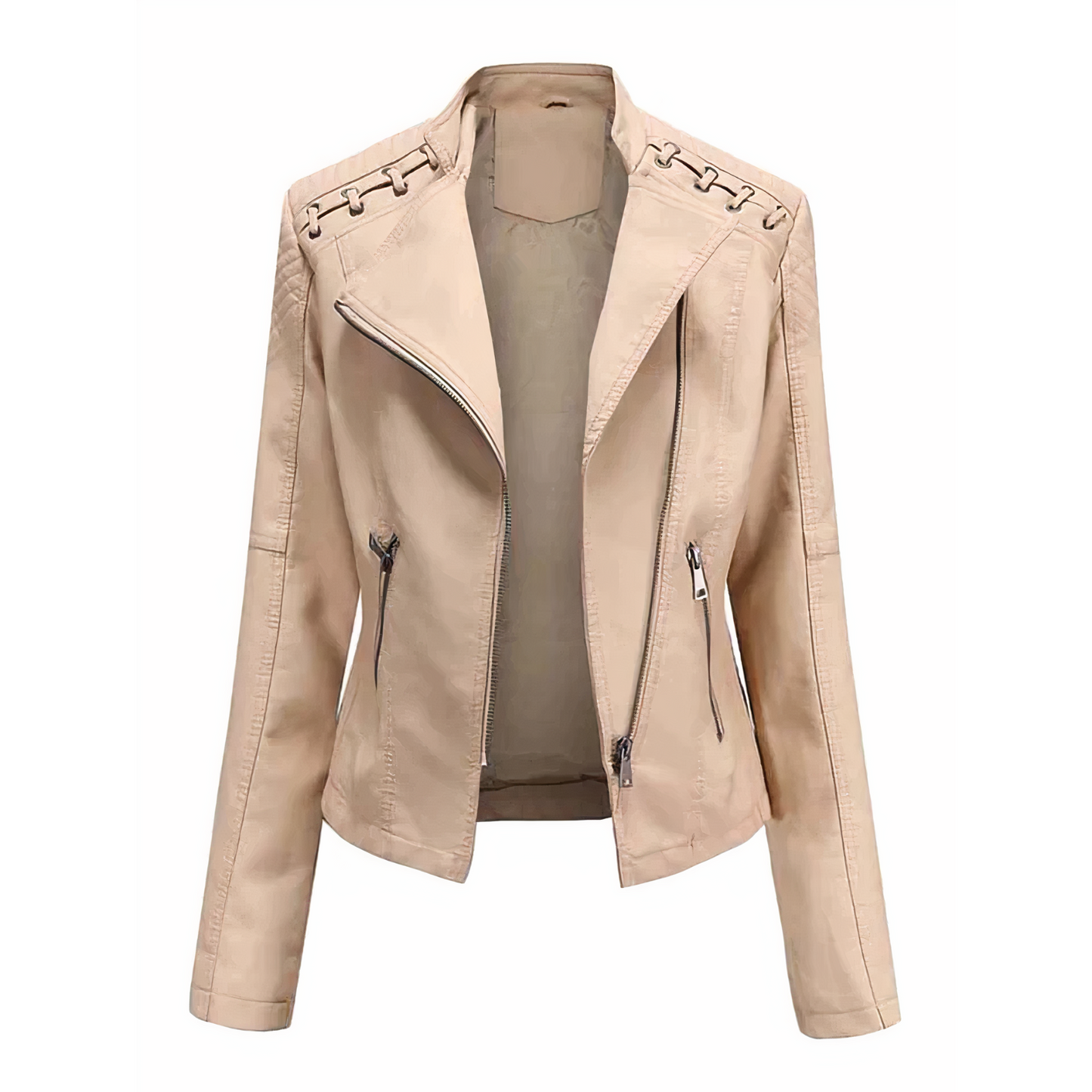 Wolff Women's Jacket | Leather Women's Jacket with PU Leather, Elegant and Comfortable