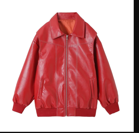 Wolff Women's Jacket | Oversized Faux Leather, Trendy and Sustainable