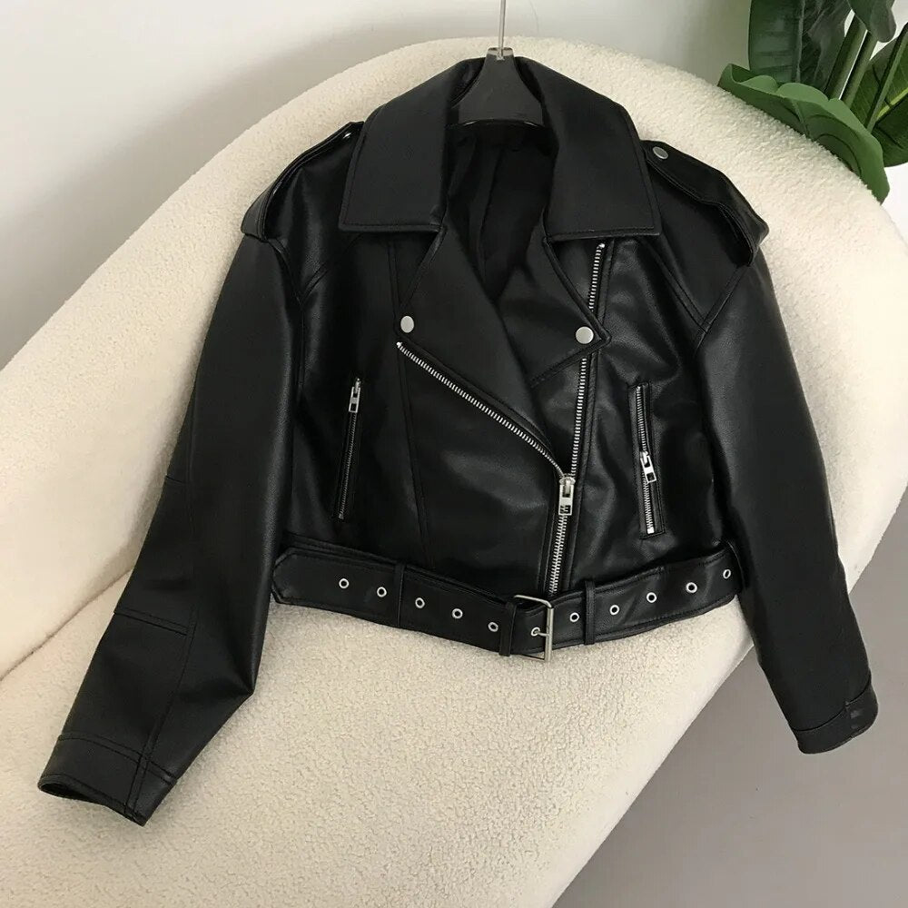 Wolff Women's Leather Jacket | High-Quality Leather, Black, Elegant