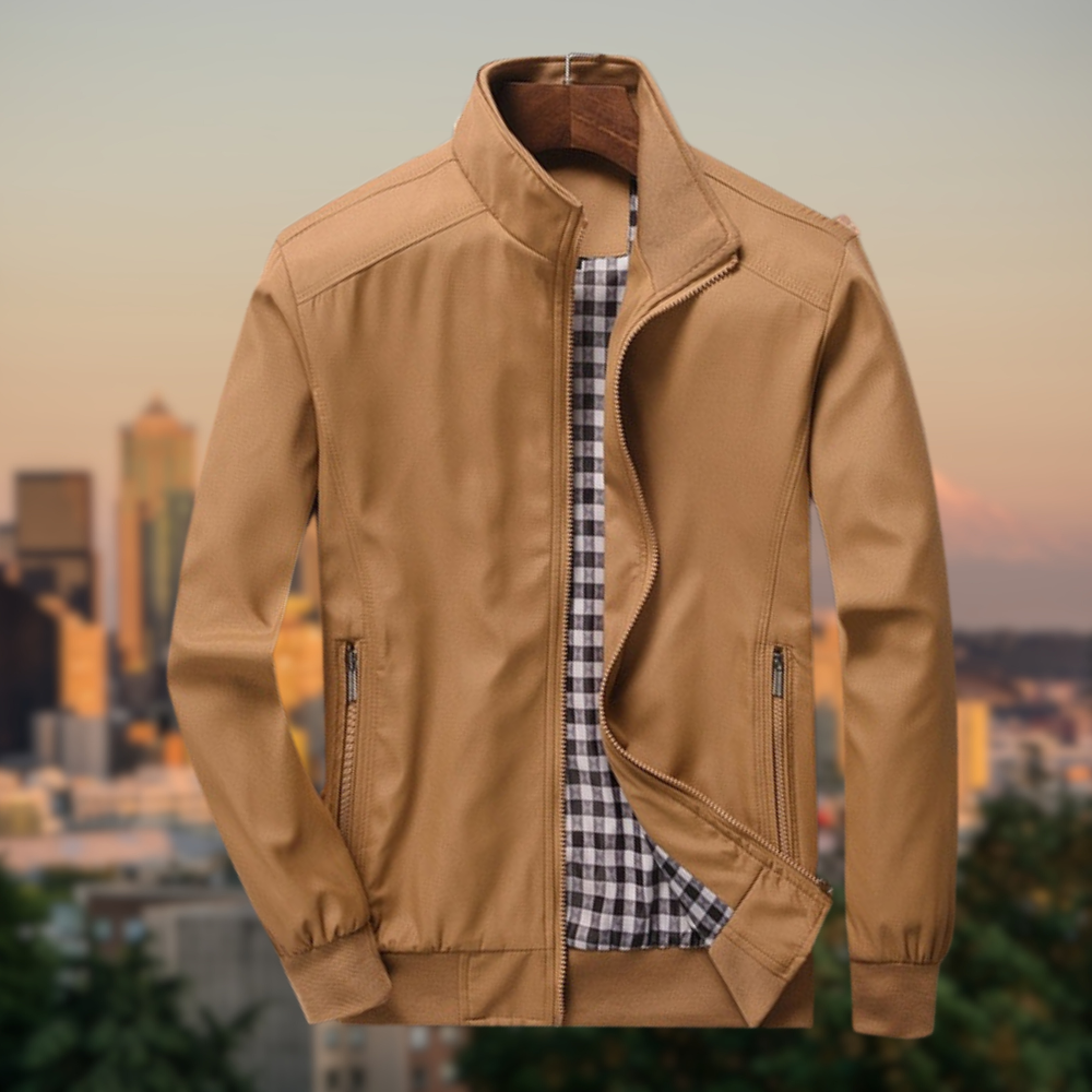 Wolff Men's Bomber Jacket | High-Quality Polyester Cotton Blend, Comfortable and Stylish