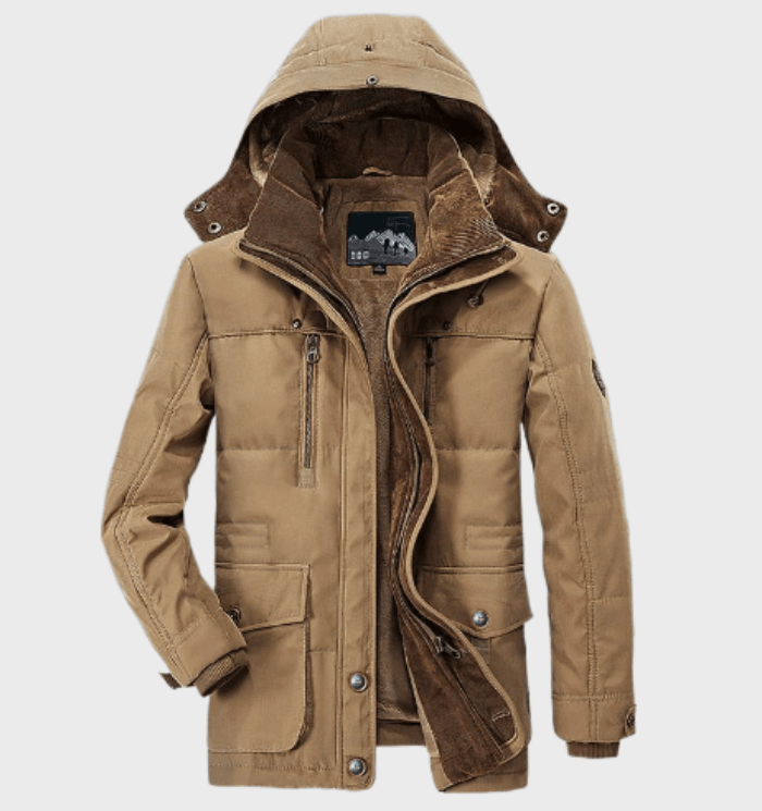 Wolff Men's Winter Jacket | Thick Insulation, Durable and Water-Resistant