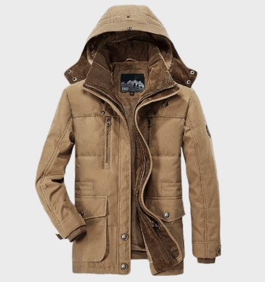 Wolff Men's Winter Jacket | Thick Insulation, Durable and Water-Resistant