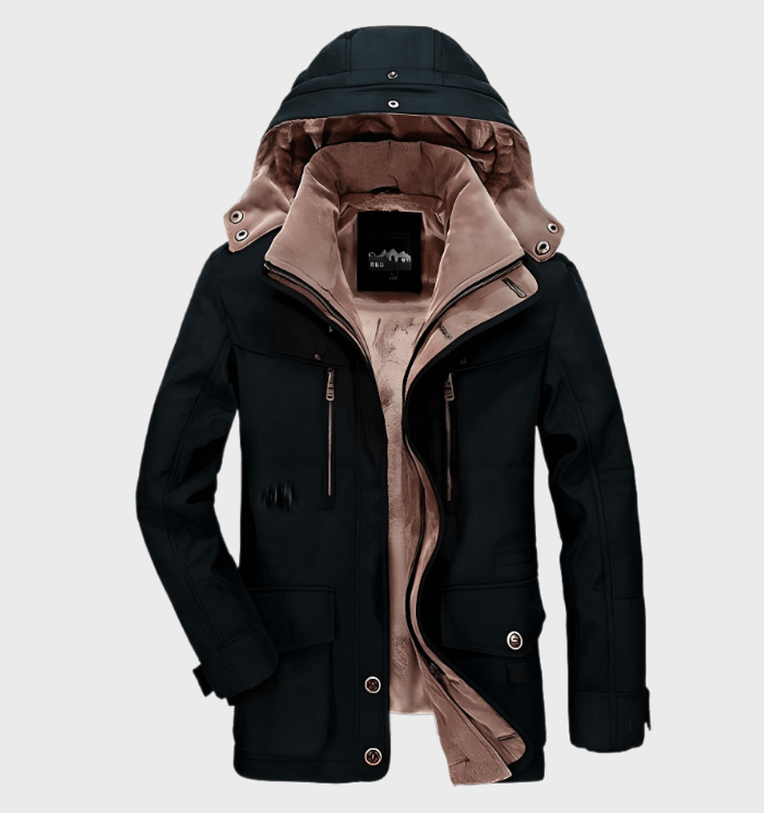 Wolff Men's Winter Jacket | Thick Insulation, Durable and Water-Resistant