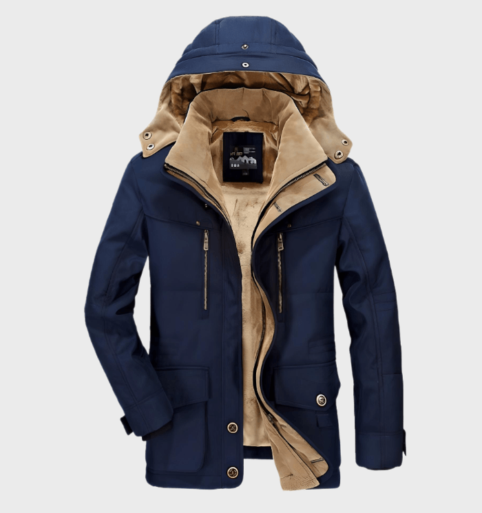 Wolff Men's Winter Jacket | Thick Insulation, Durable and Water-Resistant