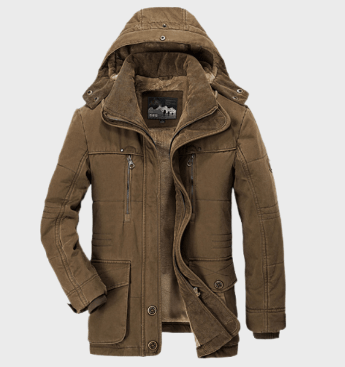 Wolff Men's Winter Jacket | Thick Insulation, Durable and Water-Resistant