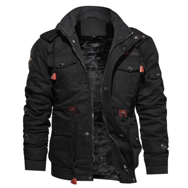 Wolff Men's Winter Jacket | High-Quality Cotton, Stylish and Warm