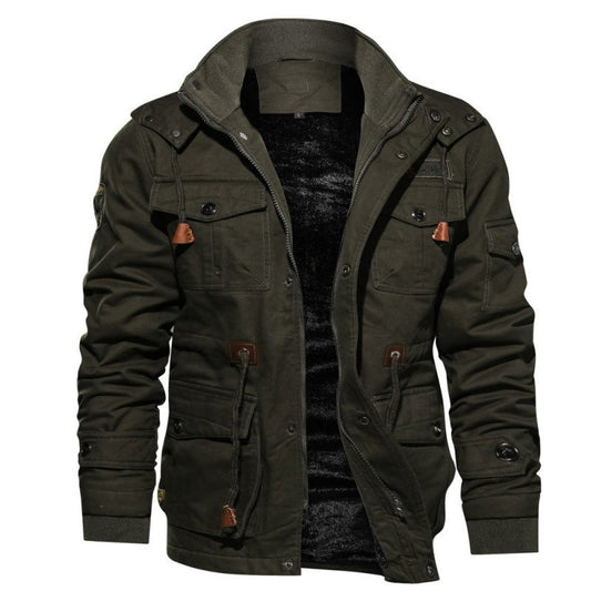 Wolff Men's Winter Jacket | High-Quality Cotton, Stylish and Warm