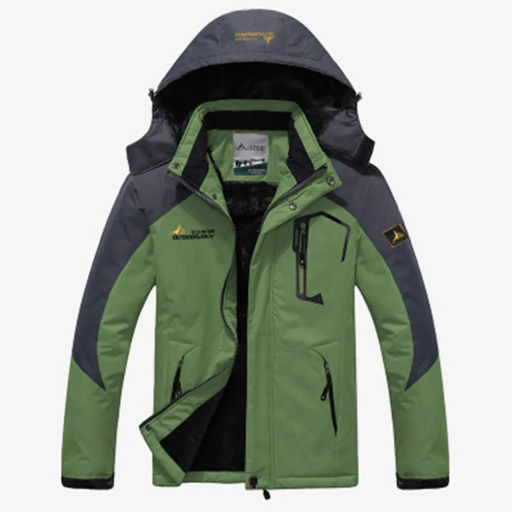 Wolff Men's Winter Jacket | Windproof, Water-Repellent, Ski Jacket