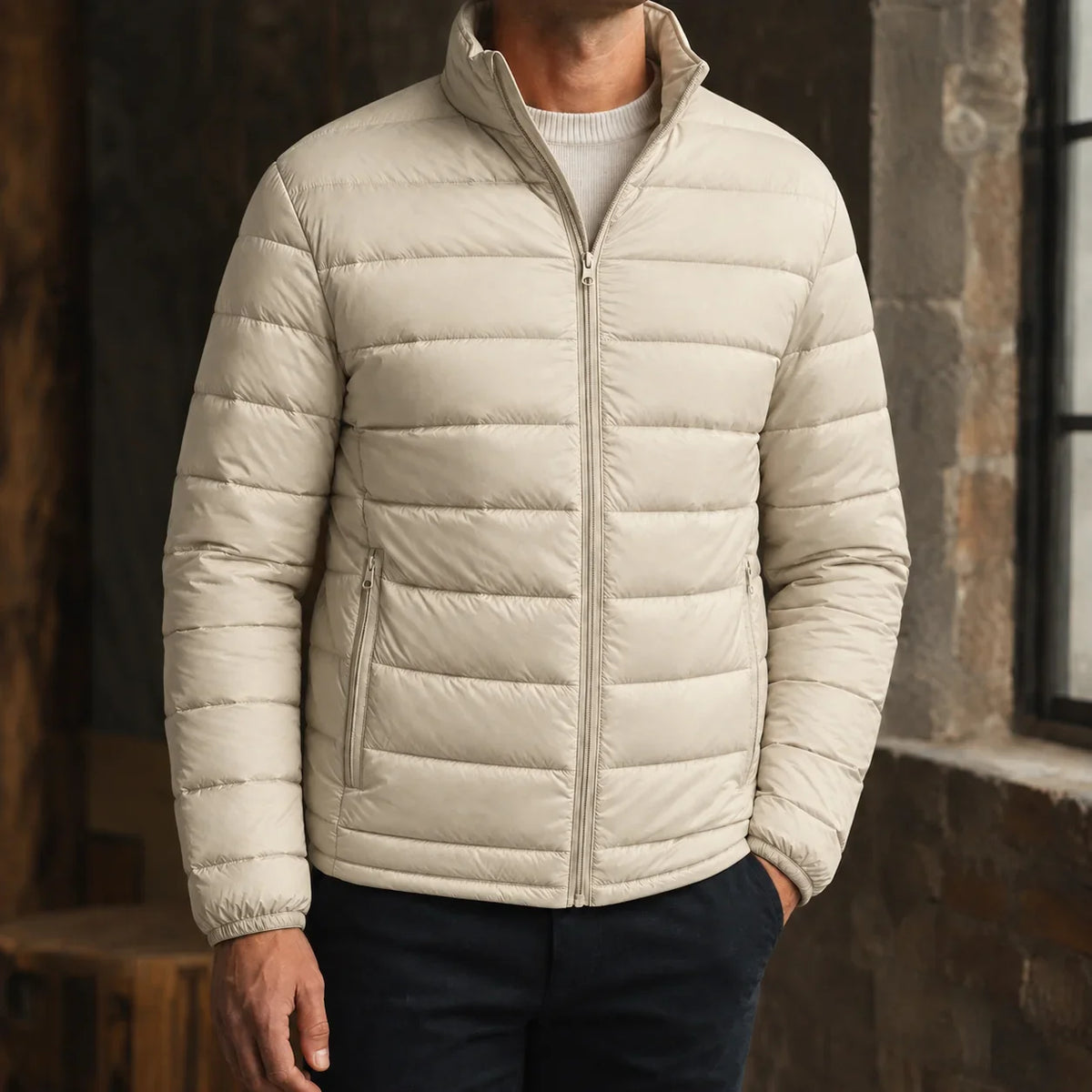 Wren Women's Quilted Puffer Jacket | Lightweight, Stand Collar 2