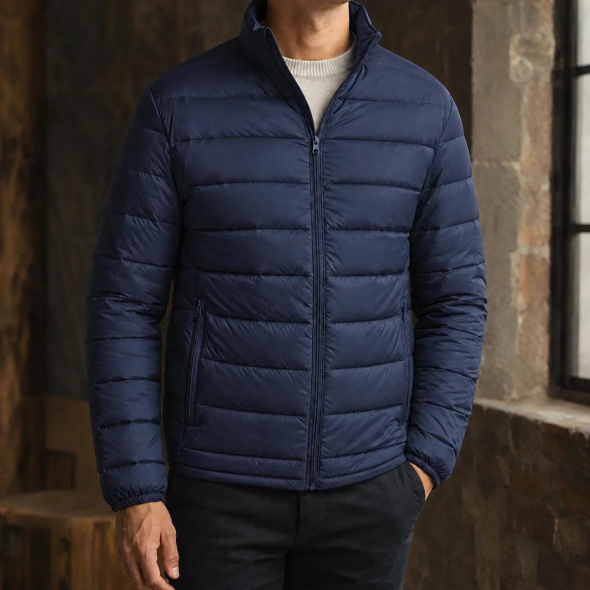 Wren Women's Quilted Puffer Jacket | Lightweight, Stand Collar 4