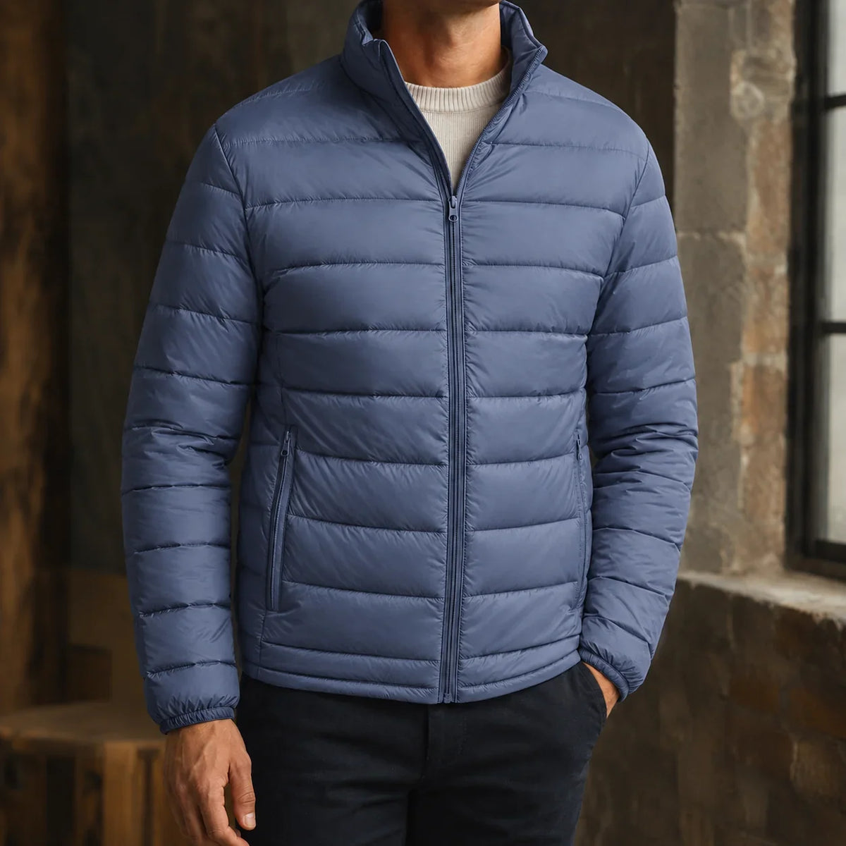 Wren Women's Quilted Puffer Jacket | Lightweight, Stand Collar 5