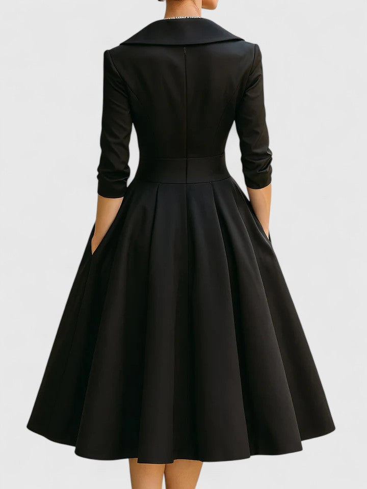 Yara Women's Midi Dress | Elegant Design, Plus Size Available 3