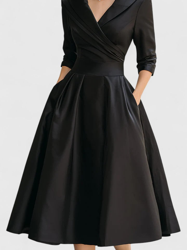 Yara Women's Midi Dress | Elegant Design with Pockets, Versatile Summer Dress 2