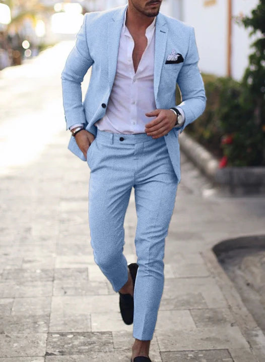 Summer Men's Suit | Lightweight Blazer and Pants for Weddings