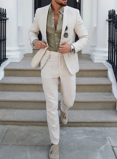 Summer Men's Suit | Lightweight Blazer and Pants for Weddings