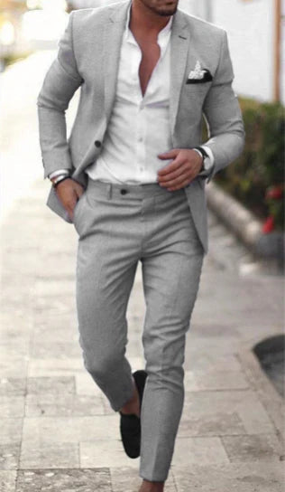 Summer Men's Suit | Lightweight Blazer and Pants for Weddings