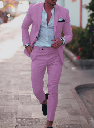 Summer Men's Suit | Lightweight Blazer and Pants for Weddings