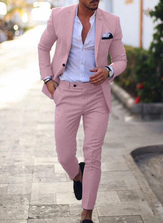 Summer Men's Suit | Lightweight Blazer and Pants for Weddings